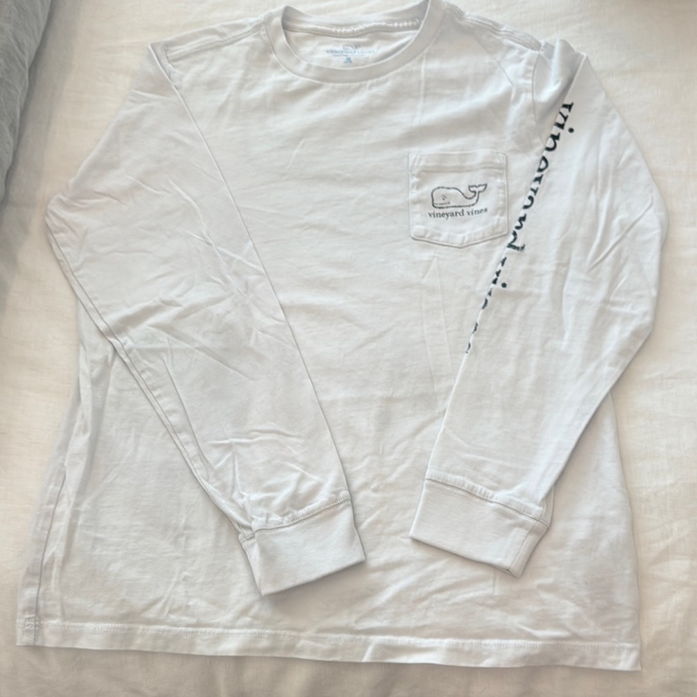 Vineyard Vines White Long Sleeve Boy’s Shirt